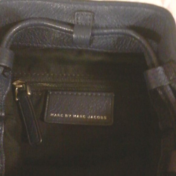 Marc by Marc Jacobs Blue Leather Bucket Bag - Picture 6 of 8